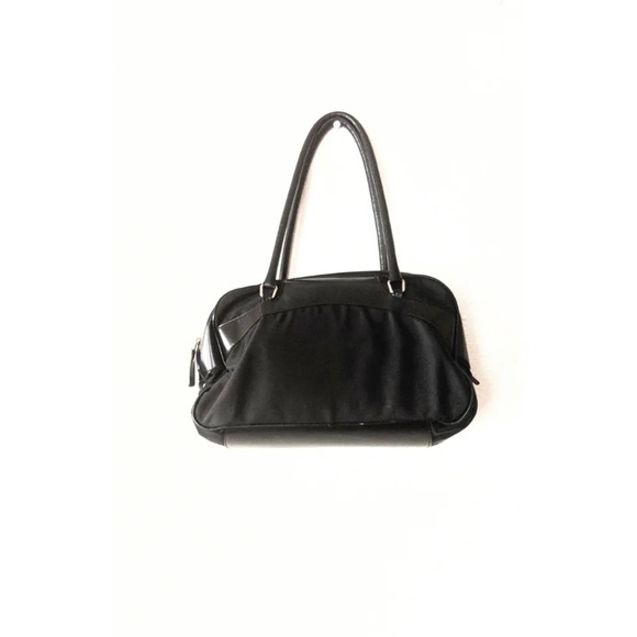 Prada Handbags - Prada black nylon leather Vintage 90's Era shoulder handbag Y2k